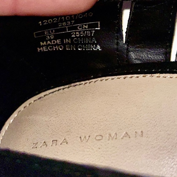 ZARA Woman Cutout Stilettos Heels - Picture 3 of 11